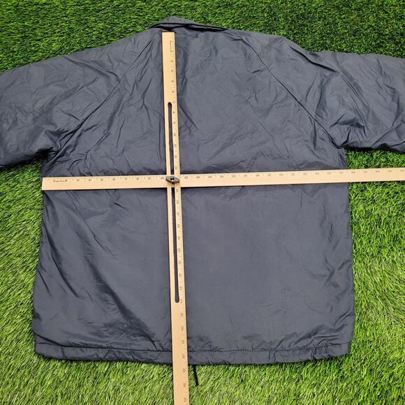 Vintage Kentucky Coach Jacket Large 25x29 Blue Sherpa-Lined - Picture 7 of 12